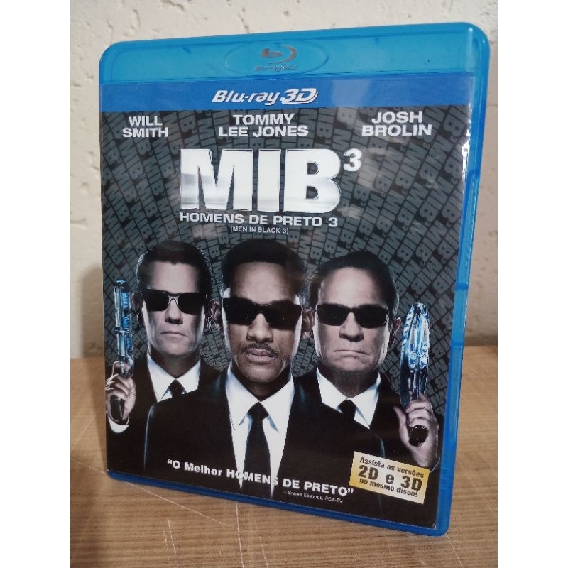 Blu-ray MIB Homens de Preto 3 ( Blu-ray 3d e 2D )