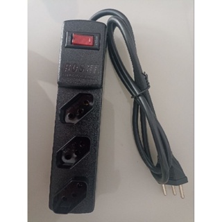 Régua de alimentação eletrica 3 tomada em Oferta na Shopee