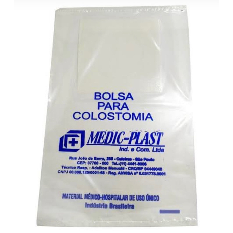 Bolsa colostomia 30mm descartável c/10 em Oferta na Shopee