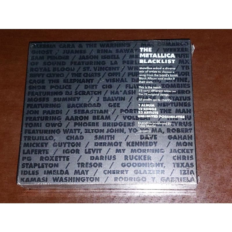 Cd Box Metallica - The Metallica Blacklist 4 Cds LACRADO