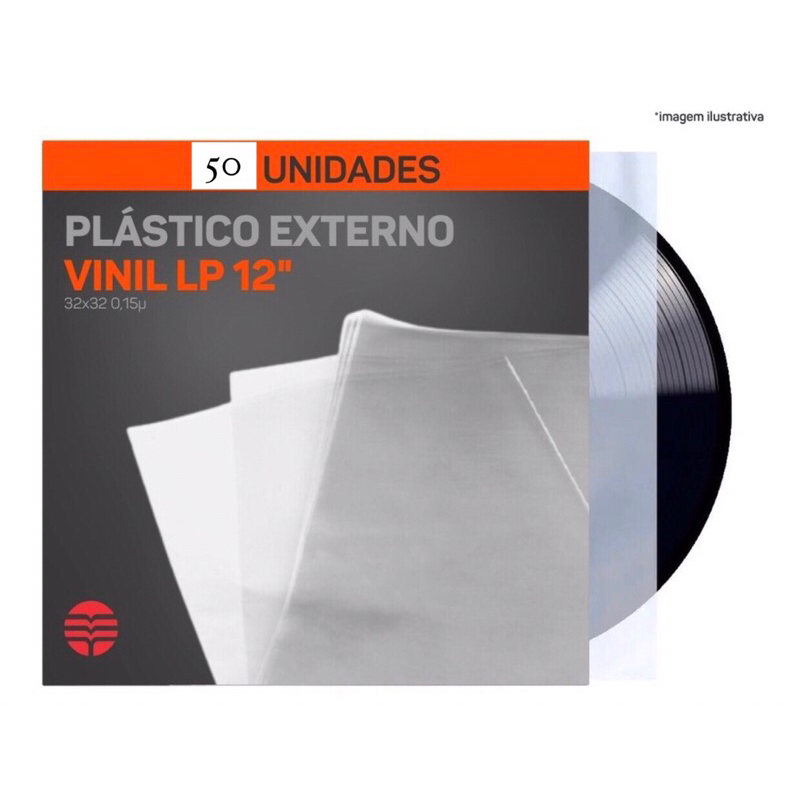 Plastico Vinil Lp Externo Grosso 0,15 - 50 Unidades
