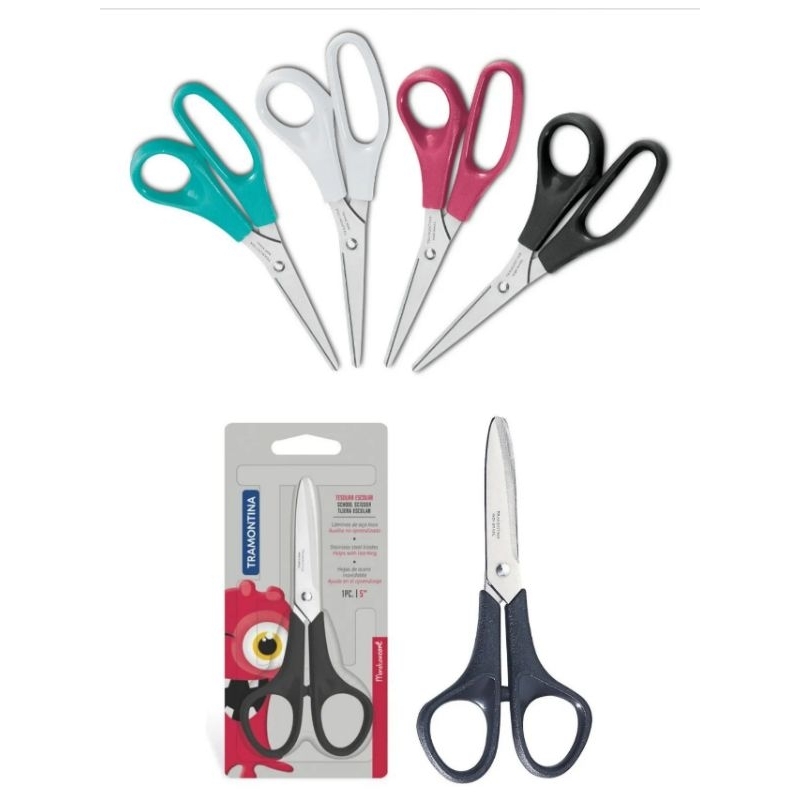 Tesoura Tramontina Uso Geral Inox 5" = 13cm / 8" = 21cm - Tramontina em Oferta na Shopee