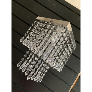 lustre MONTADO inox 20x20x30 salas lojas suítes espaços escritórios iluminação decoração recepções lavabo