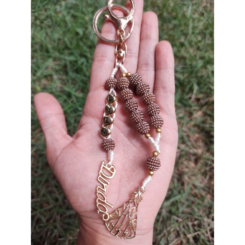 Chaveiro Dinda personalizados com nome e pingente, lembrança e convite para batizado, batismo, lembrancinhas