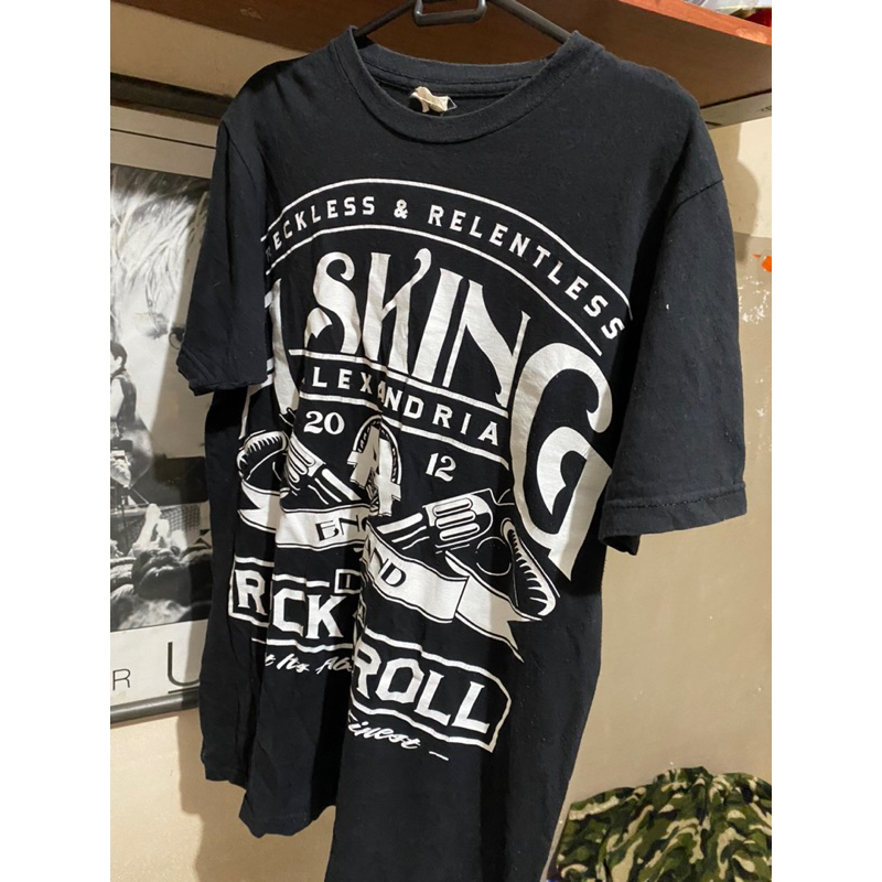 brechó camiseta metalcore Asking Alexandria P