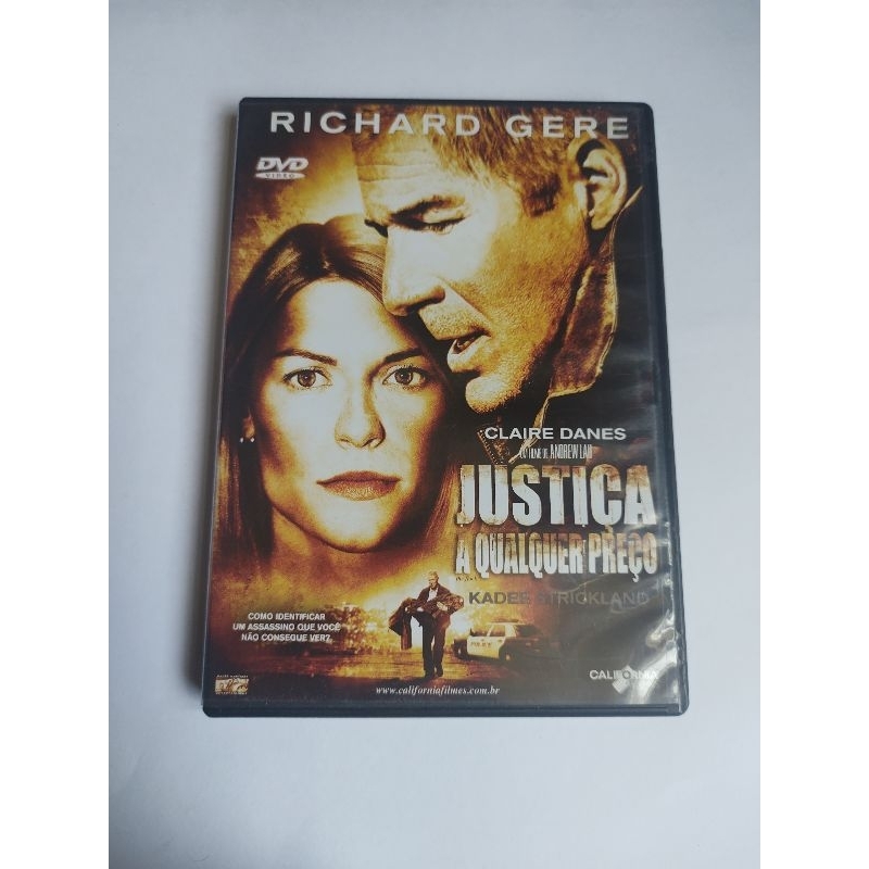 Dvd Justiça A Qualquer Preço Richard Gere Claire Danes