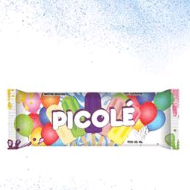 EMBALAGEM SACOS SAQUINHO BOPP RIACHO PARA PICOLÉ COM O NOME PICOLÉ 200G 240UNIFADES CADA PACOTE