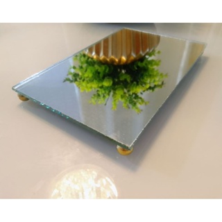 Bandeja Espelhada Decorativa Sala Lavabo Banheiro Penteadeira em Oferta na Shopee