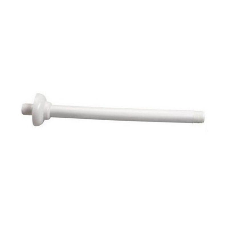 Braço Cano para Chuveiro Luconi PVC 30CM com Canopla