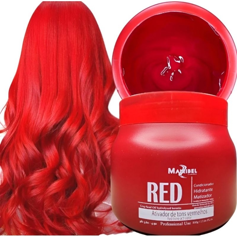 Condicionador Matizador Red Vermelho Mairibel Pote 250G