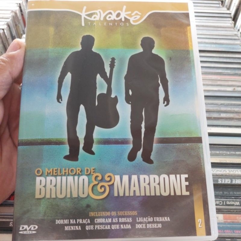 BRUNO E MARRONE KARAOKÊ DVD VÍDEO USADO