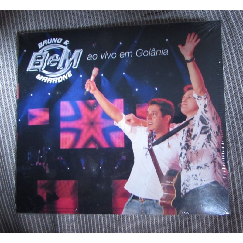 Bruno & Marrone bem ao vivo em Goiânia CD novo lacrado