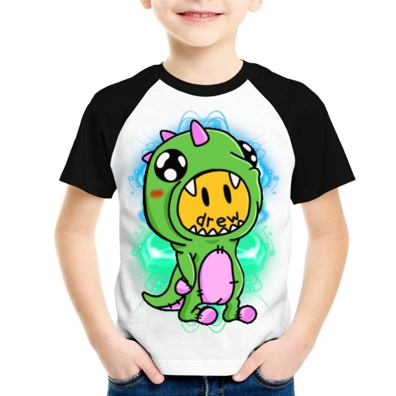 Camiseta Drew Dinossauro Camisa do Dinossauro Camiseta Dinossauro Drew Presente