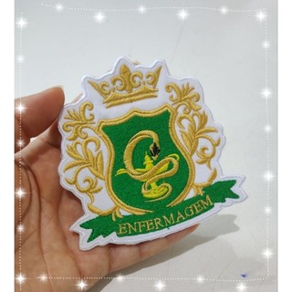 Patch Termocolante Bordado Enfermagem Cobra