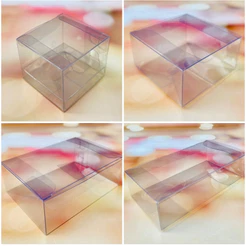 10 CAIXA PARA DOCES EM ACETATO TRANSPARENTE 1 2 3 4 6 8 DOCES (IDEIA CRISTAL) (CHOCO)