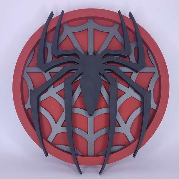 Home Decor - Emblema , Logotipo, Placa Decorativa, Plaquinha, Super Heróis - Homem Aranha, Spiderman