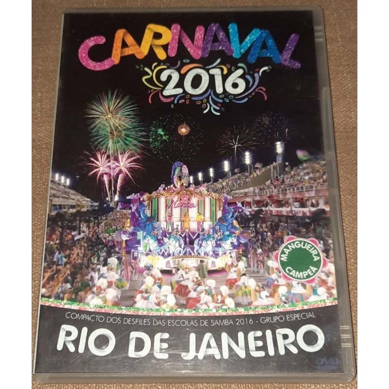 DVD duplo carnaval 2016 Rio de Janeiro originais 750