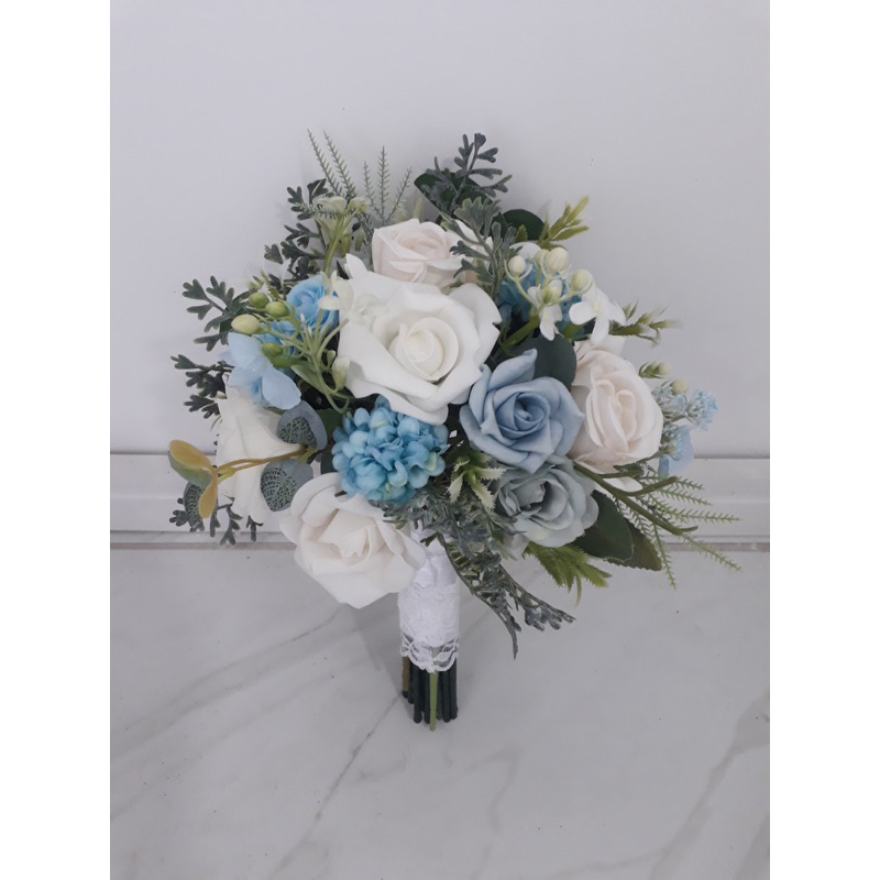 Buque de Noiva Azul com Branco: Onde Comprar | BuscaProdutos