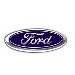 emblema grade linha Ford Courier Escort Ka fiesta 2008 medidas 3,5 x 9,0 cm peça cromada fita 3M