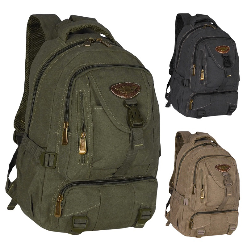 Mochila Masculina Feminina Escolar Notebook Reforçada Em Lona JA9701