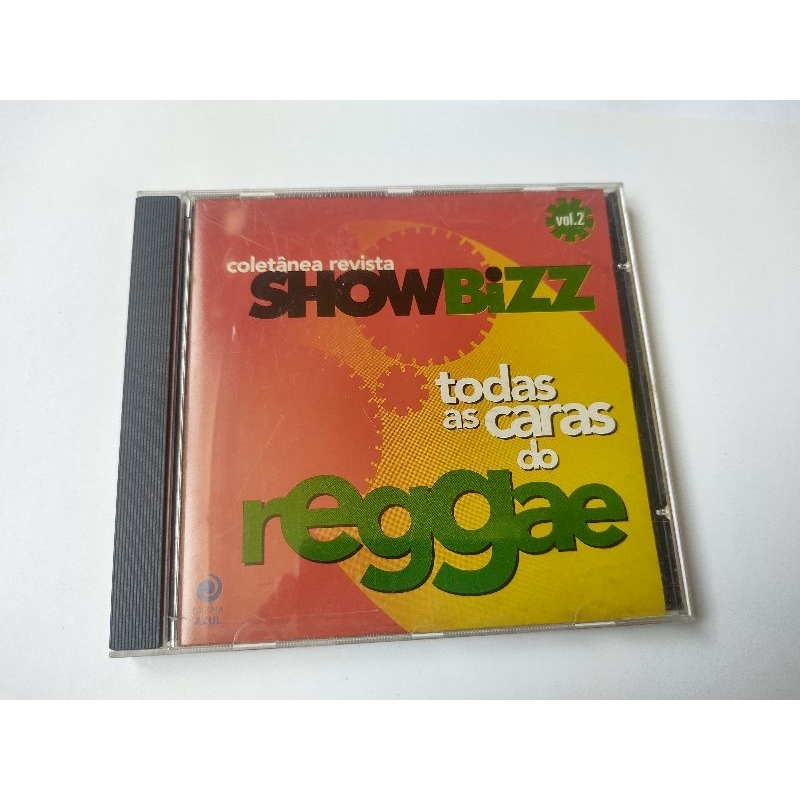 Cd Todas As Caras Do Reggae Coletanea Showbizz vol 2 Otimo Estado