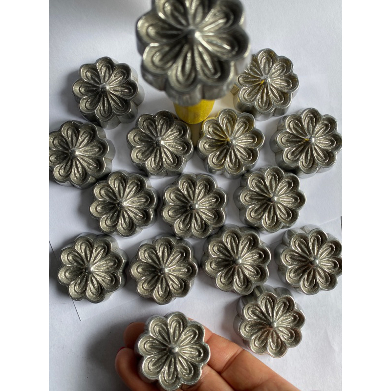 Carimbo Para Manju Alumínio  Molde Doce Feijão Japonês Oriental Manju