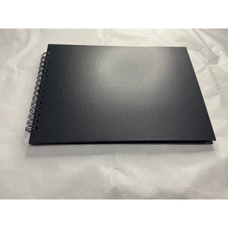 Caderno Scrapbook A5 com 20 folhas pretas; artesanal - Ideal para colagem de fotos