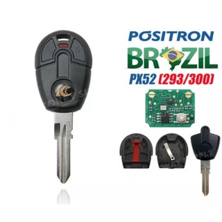 Chave Fiat com placa alarme pósitron chave Fiat com alarme original da pósitron