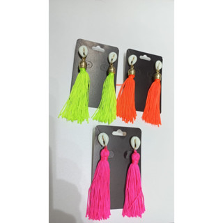 KIT 3 BRINCOS FRANJA CARNAVAL