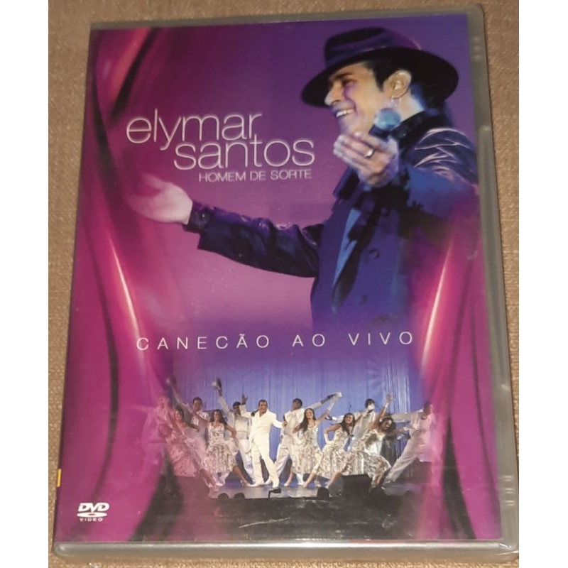 DVD Elymar santos homem de sorte canecão lacrado 903