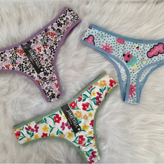 Tanga Fio Romantic Estampada