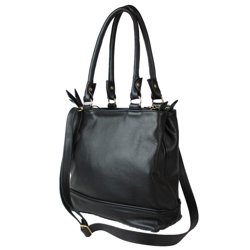 Bolsa Feminina Couro 100% Legítimo estilo Sacola Promoção de Lançamento 2 Divisórias + Bolsinha porta moeda