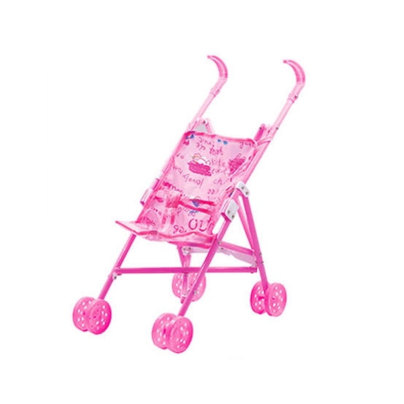 Carrinho para Bonecas em Plastico Toy King - Carrinho de passeio para Boneca