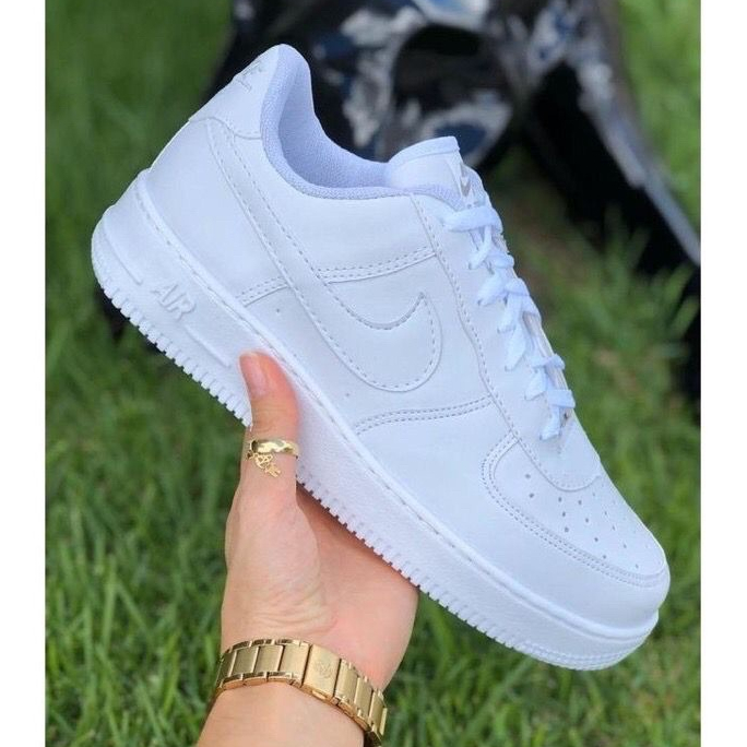 Tenis Air Branco Feminino Masculino Casual Super promoção Entrega Rápida