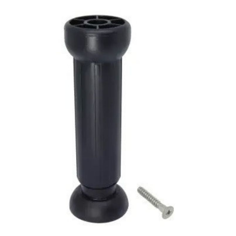 2,3,4 pés reguláveis para Armário 13 cm estende ate 17 cm acompanha parafuso cor branca e preta.