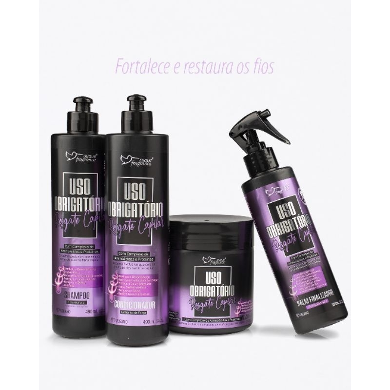 Kit Uso Obrigatório Resgate Capilar - Suave Fragance