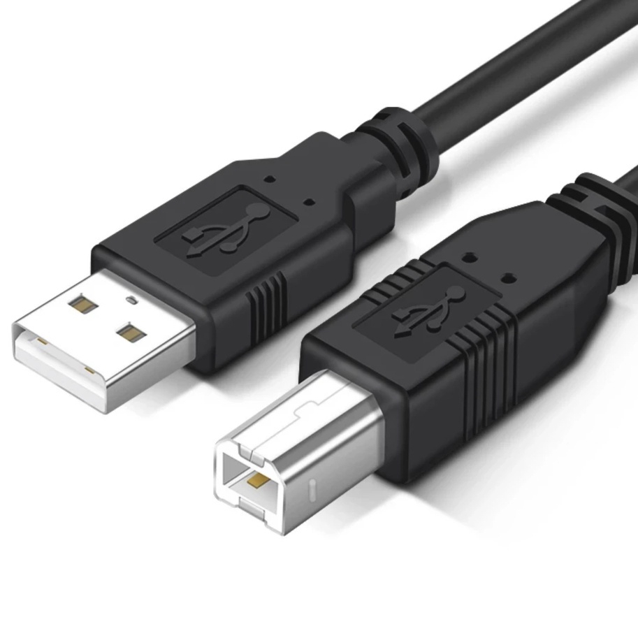 Cabo para Impressora USB HP, Epson, Canon, Samsung, Xerox, Brother