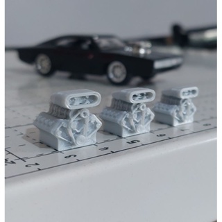 Motor V8 Miniatura para Dioramas e Maquetes escala 1/64 em Oferta na Shopee