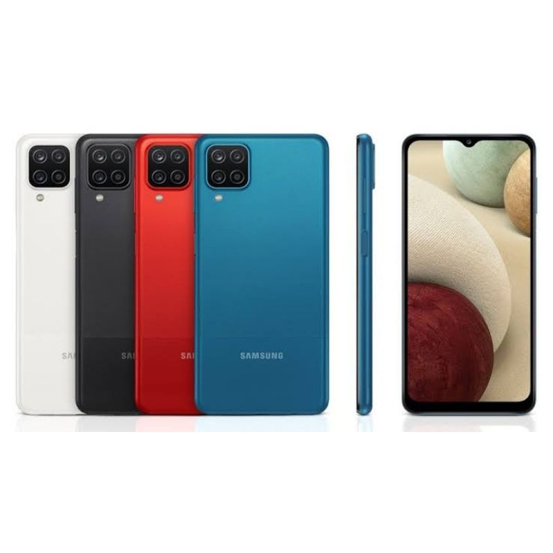 celular barato Smartphone Samsung Galaxy A12 Original 64 GB Android 12 biometria audio
