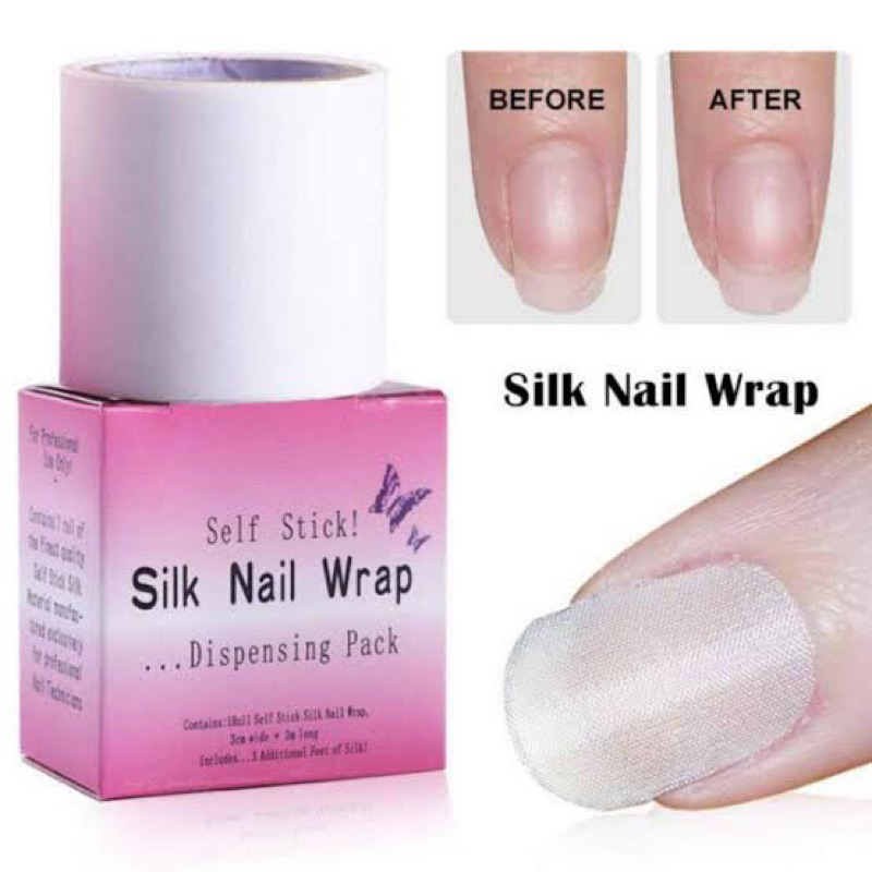 Adesivo Reparador de Unhas Silk Wrap