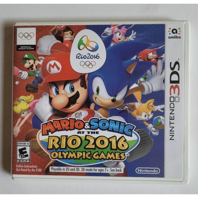 Mario & Sonic At The Rio 2016 - Olympic Games - Nintendo 3Ds