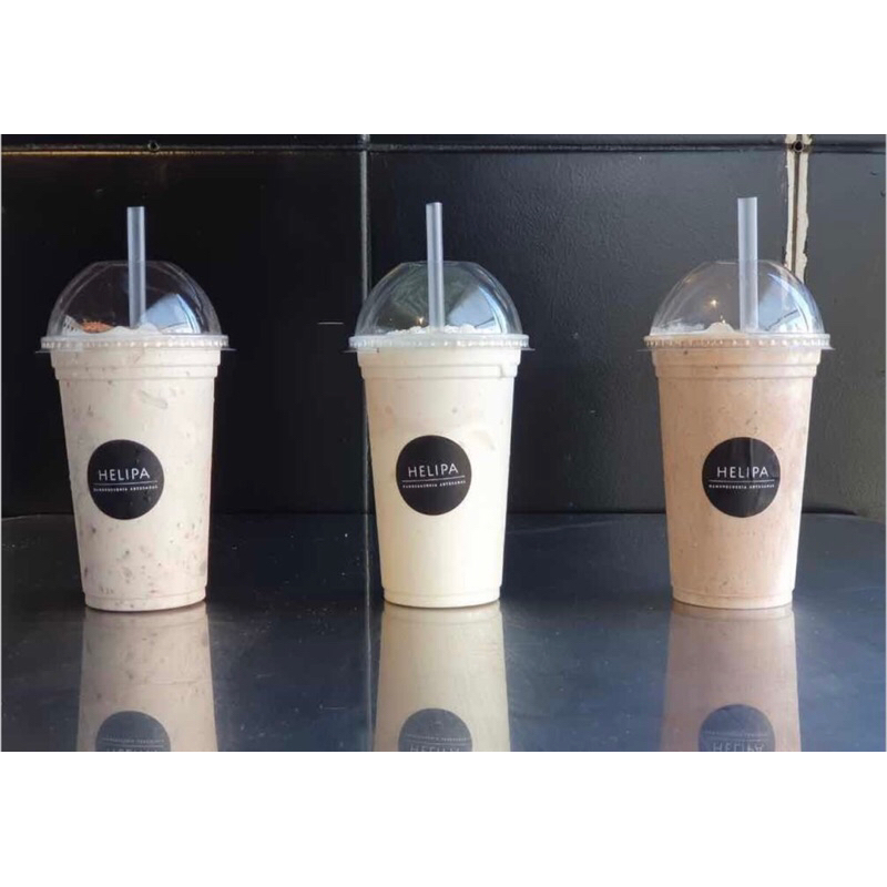 50 copo pp 300/330ml 50 tampa bolha com furos 50 canudos 8mm biodegradável em Oferta na Shopee