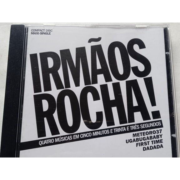 CDr original Irmãos Rocha - quatro músicas e, cinco minutos e trinta e três segundos - ótimo estado mídia e capa