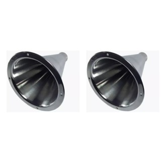 Kit 2 Expansor Corneta De Alumínio Cone Longo Rosca