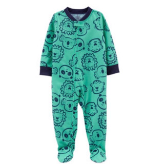 macacão carters animais em algodao + poliester, 12m, 18m e 24m