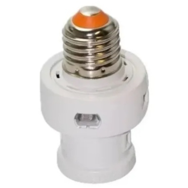 Relé Fotosoquete Fotocélula Acende a Lâmpada Ao Escurecer - Soquete E27 em Oferta na Shopee