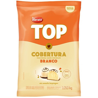 Cobertura Chocolate Branco Gotas Top 1,050 kg em Oferta na Shopee