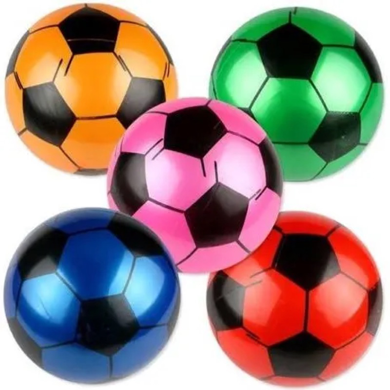 PACOTE PROMOCAO COM  10/20/30 Unidade  Bola De Vinil Modelo Futebol 22cm Cores Mistas