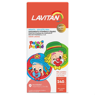 Lavitan Infantil Patati Patatá Sabor Laranja Solução Oral