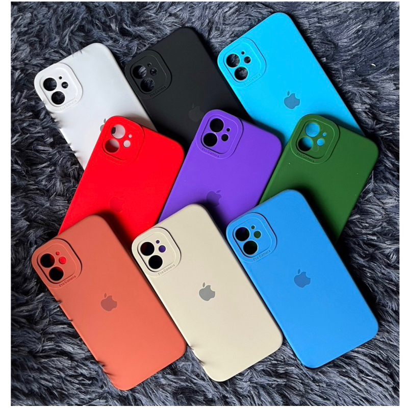 CAPA CASE QUADRADA PRO CAMERA AVELUDADA POR DENTRO FECHADA PARA IPHONE XR/11/12/13/14/15/16 em Oferta na Shopee